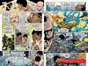 El Profesor X lee los recuerdos de un padre mientras los Cuatro Fantasticos pelean contra avatares grotescos de si mismos.